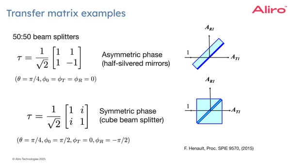 20 2025-01-16 Webinar - Beamsplitter