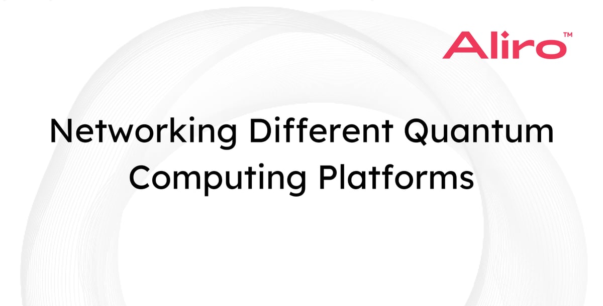 Networking different quantum computing platforms