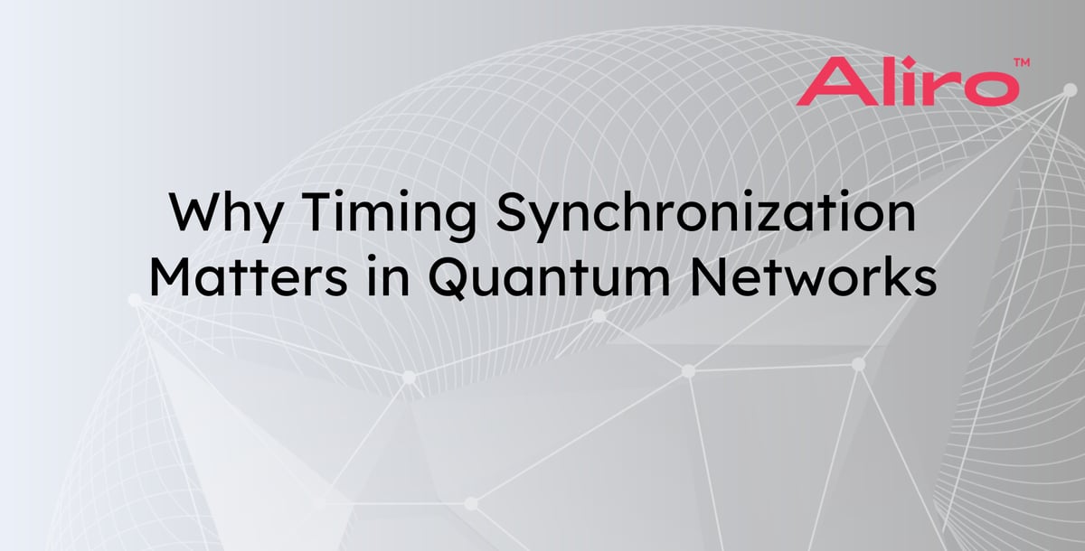 Why Timing Synchronization Matters in Quantum Networks