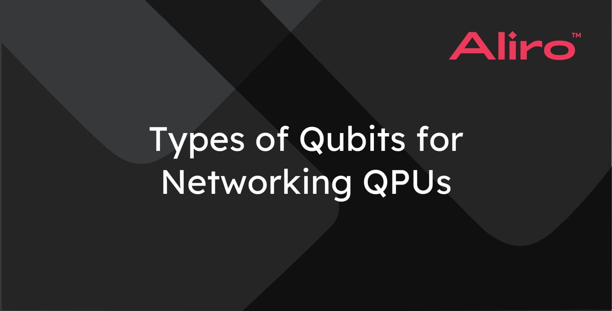 Types of Qubits for Networking QPUs