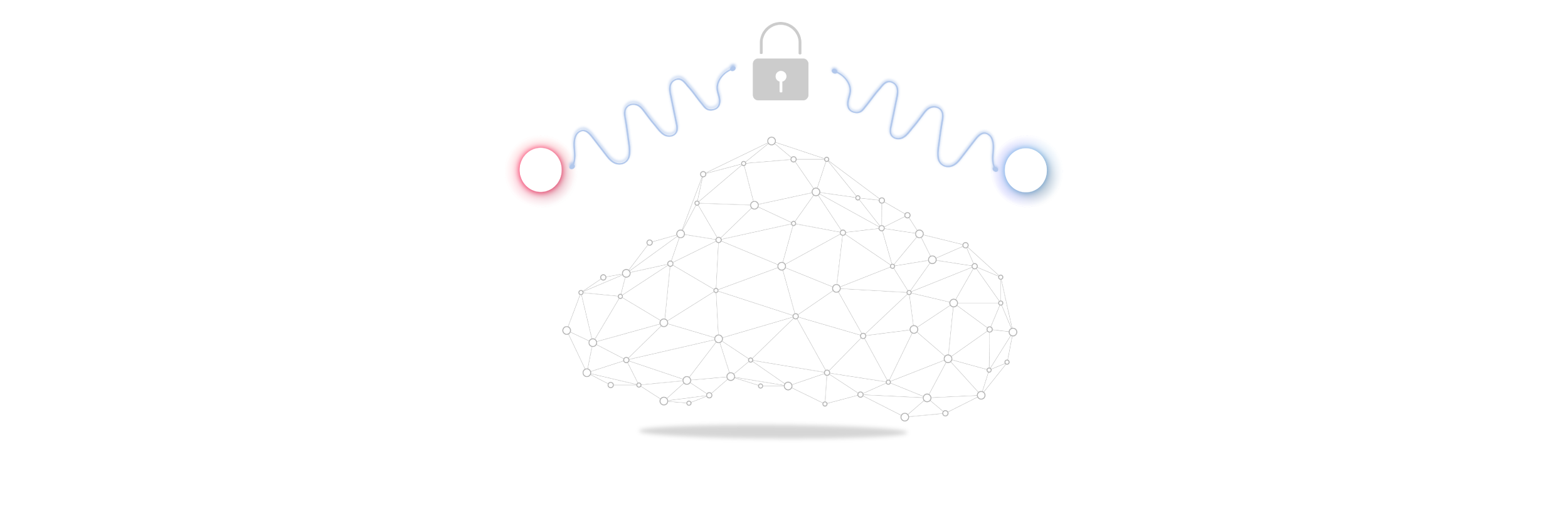 Quantum information transmitted through secure entanglement tunnel