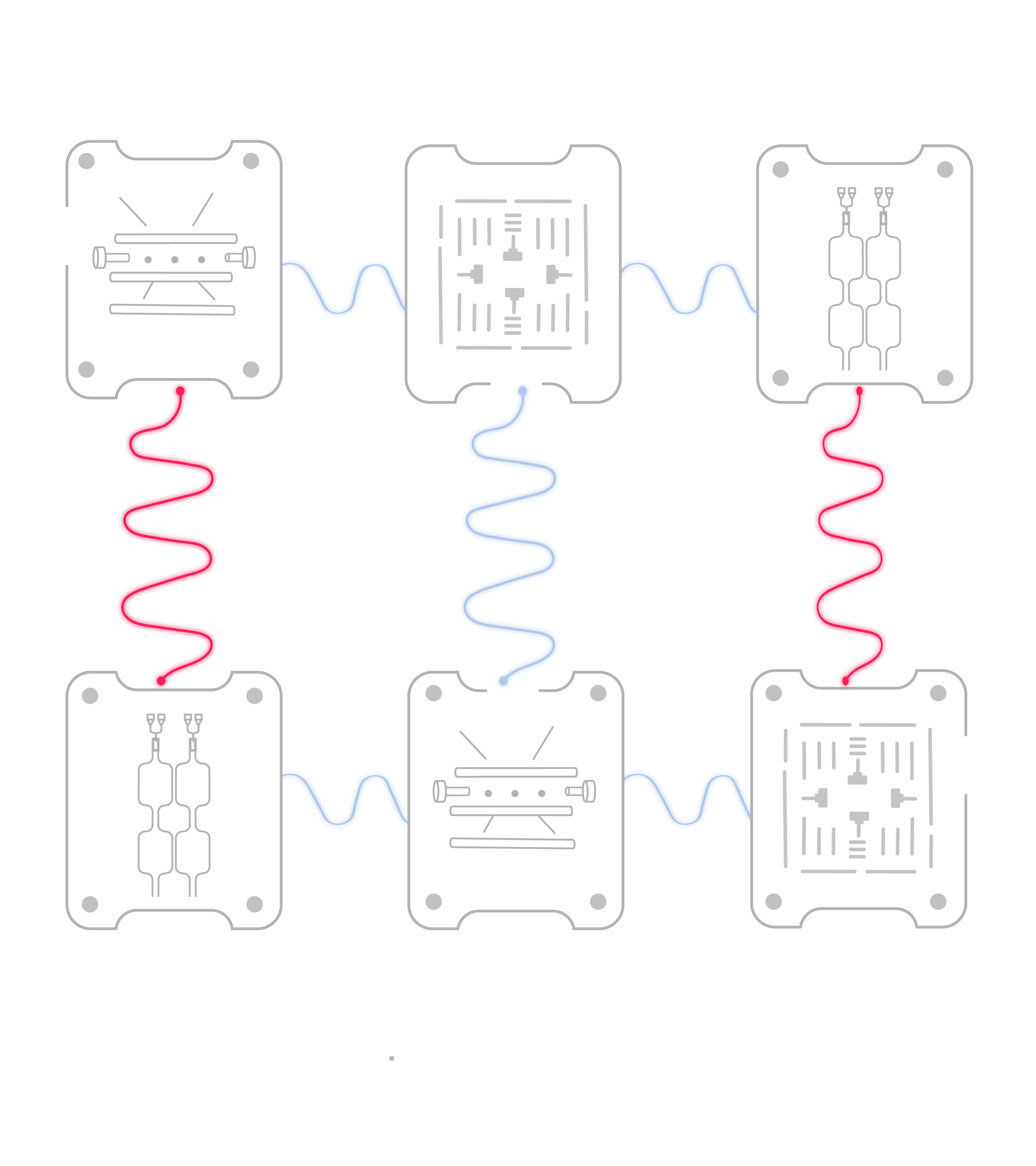Network of quantum computers connected through entanglement